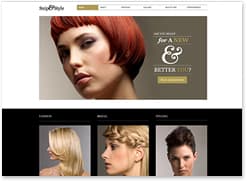 website builder hair salon