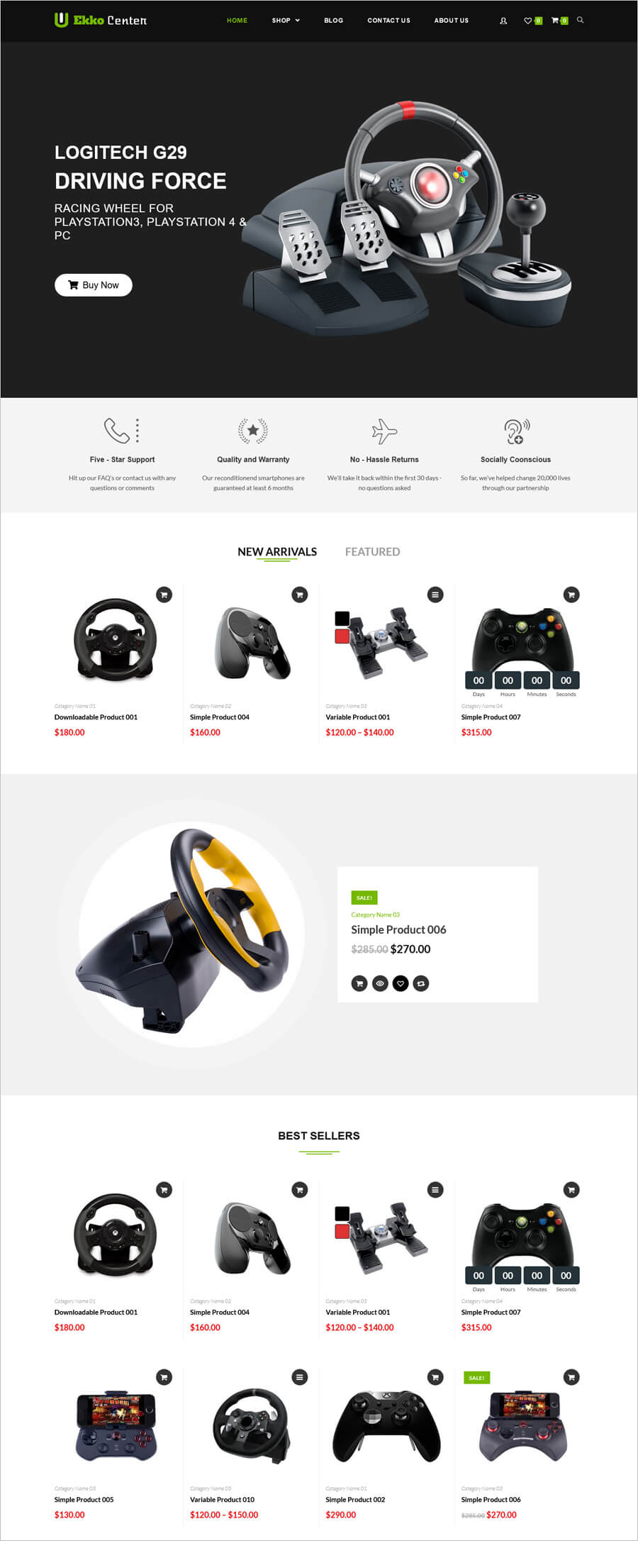 free ecommerce website templates for toys