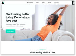 health website builder