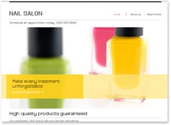 hair salon website builder