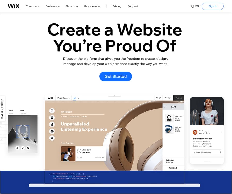 free website builder