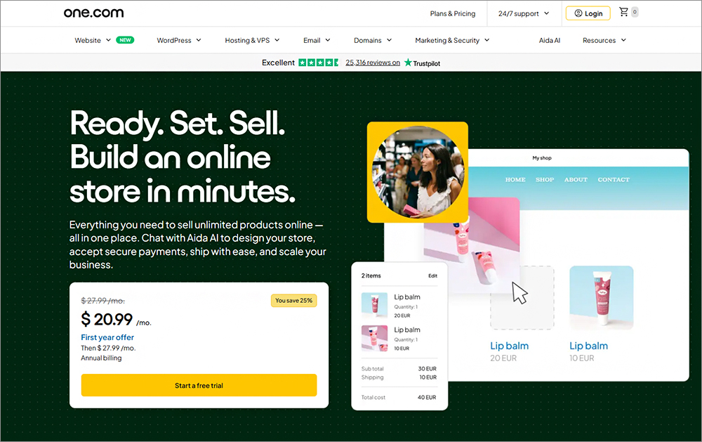 one.com Website Builder
