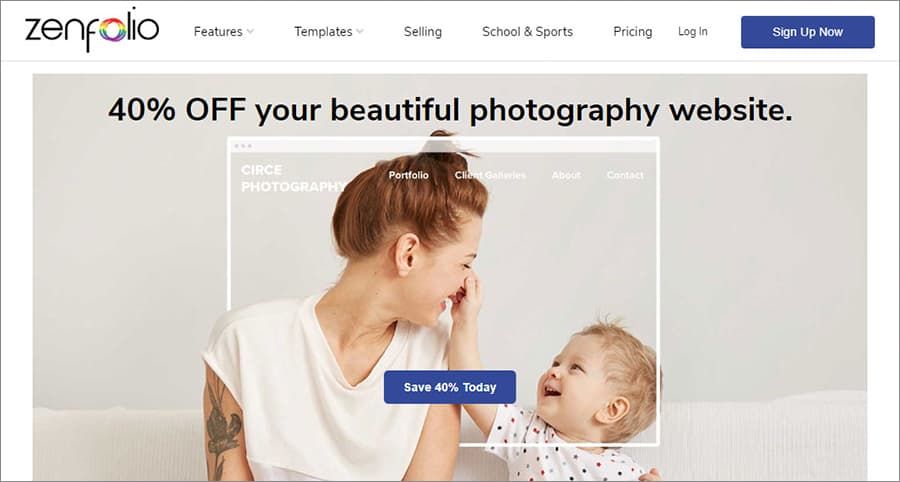 ZenFolio Website Builder for Photographers