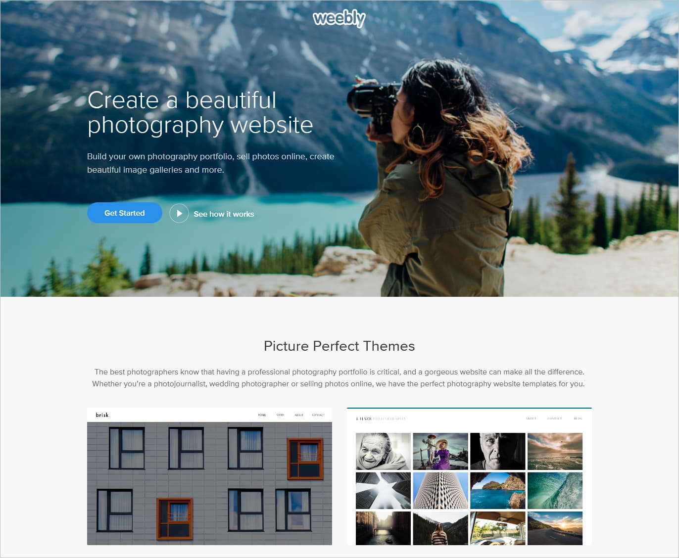Weebly Website Builder for Photographers