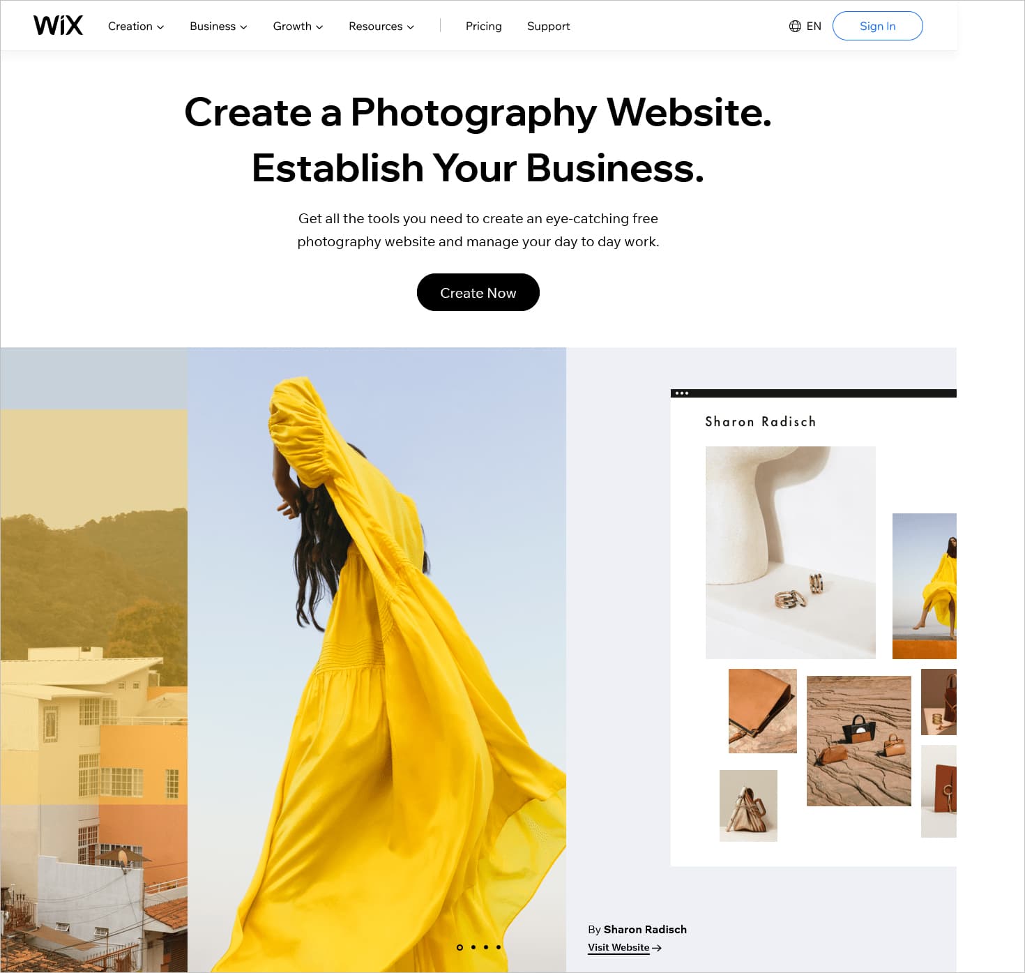 Wix Website Builder for Photographers