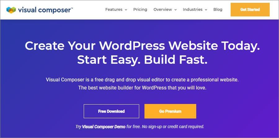 drag and drop website builder