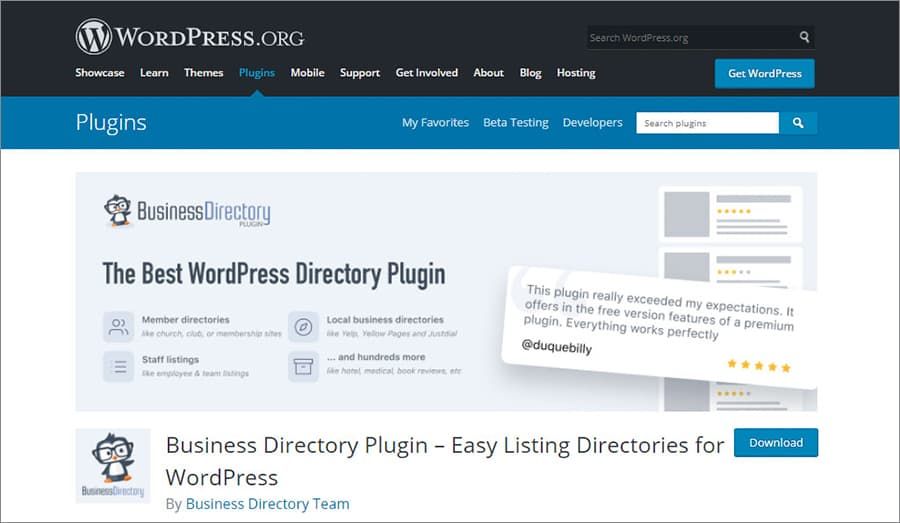directory plugin