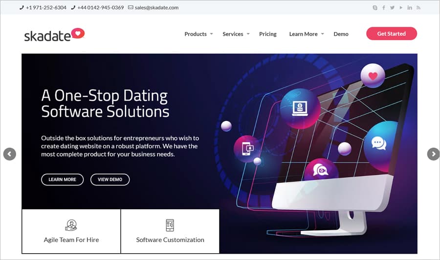 dating website builders and software