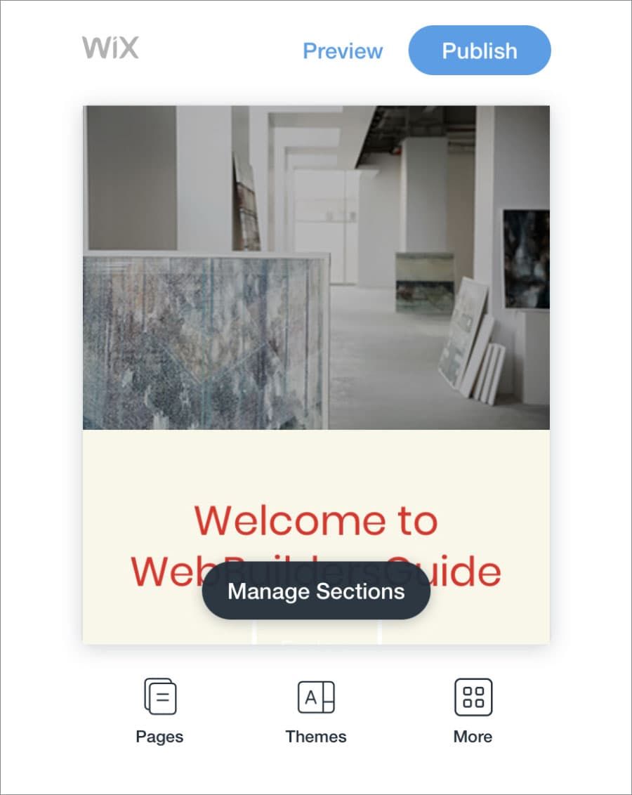 WIX mobile editor WIX mobile editor