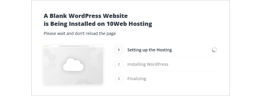 10Web - will create a new website based on an example 10Web - will create a new website based on an example