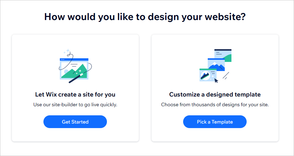 Wix ADI - the best free AI website builder