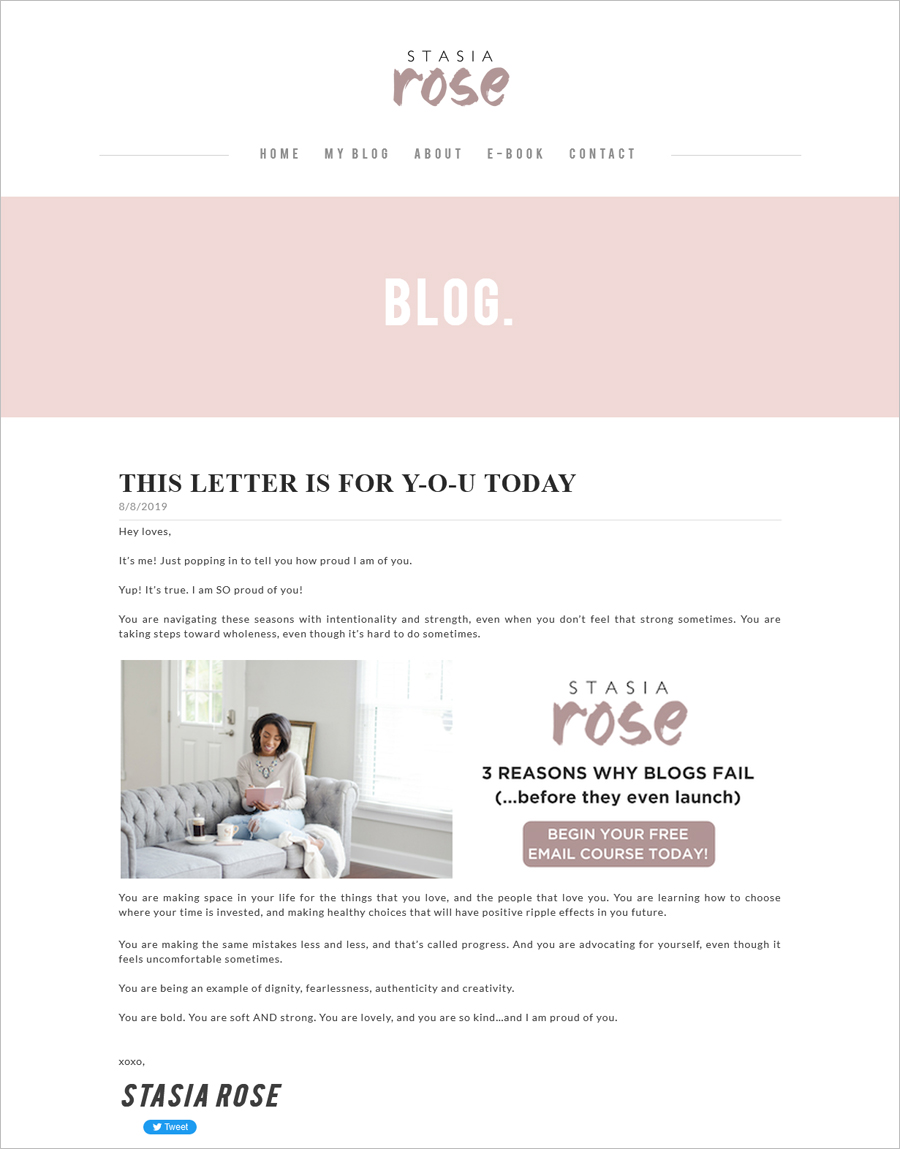 Stasia Rose Blog