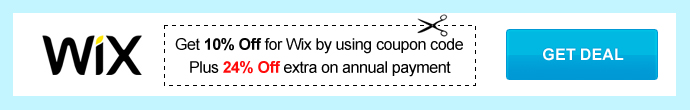 WIX coupon code