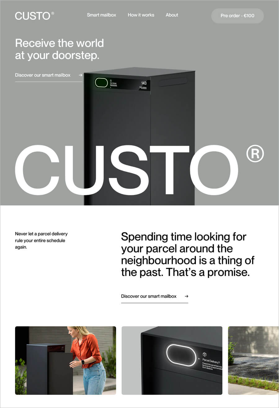 Custo® Pre Order Ecommerce Site