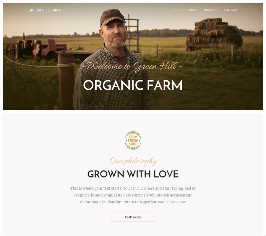 Free Farming Business Template