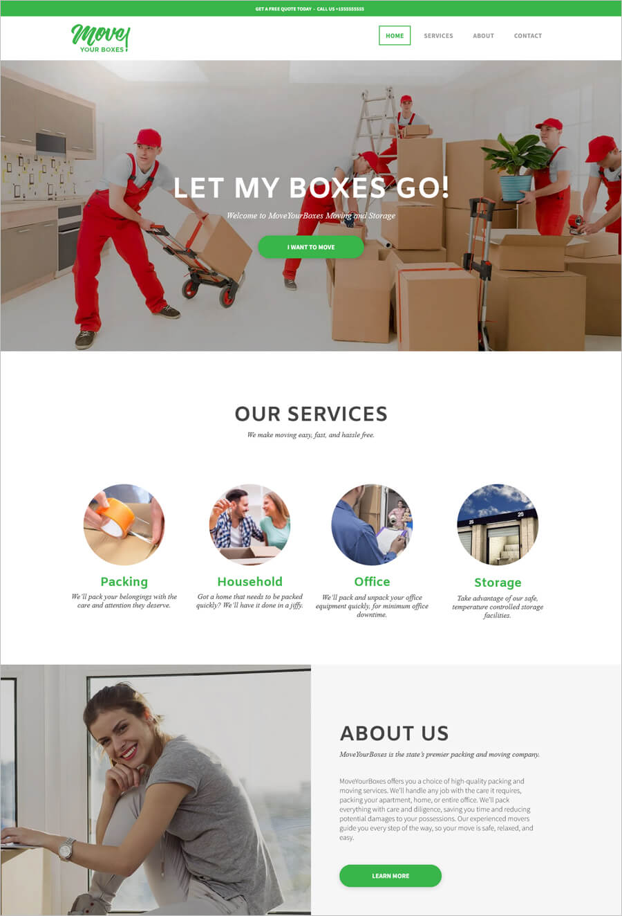 Moving Company Free Template