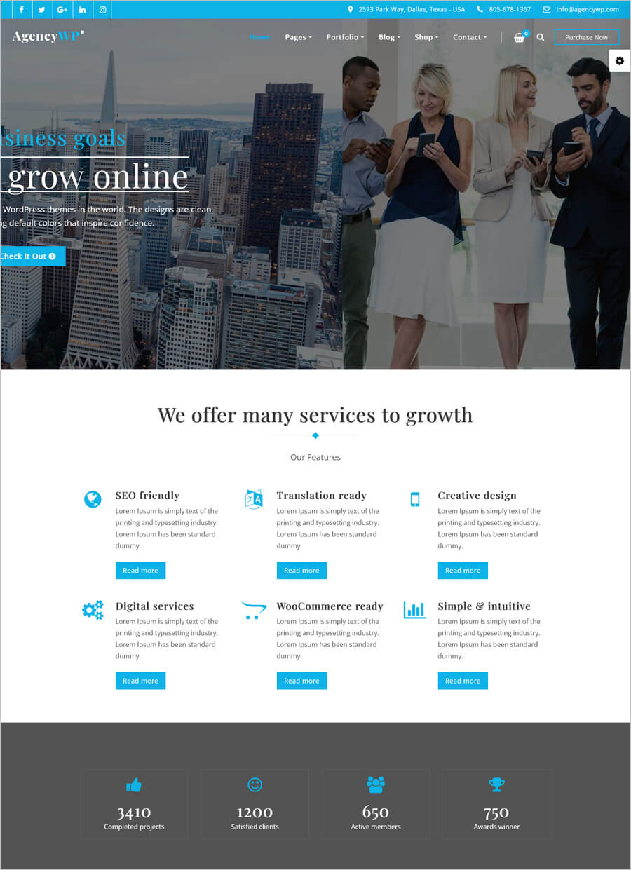 Free Agency WP Theme