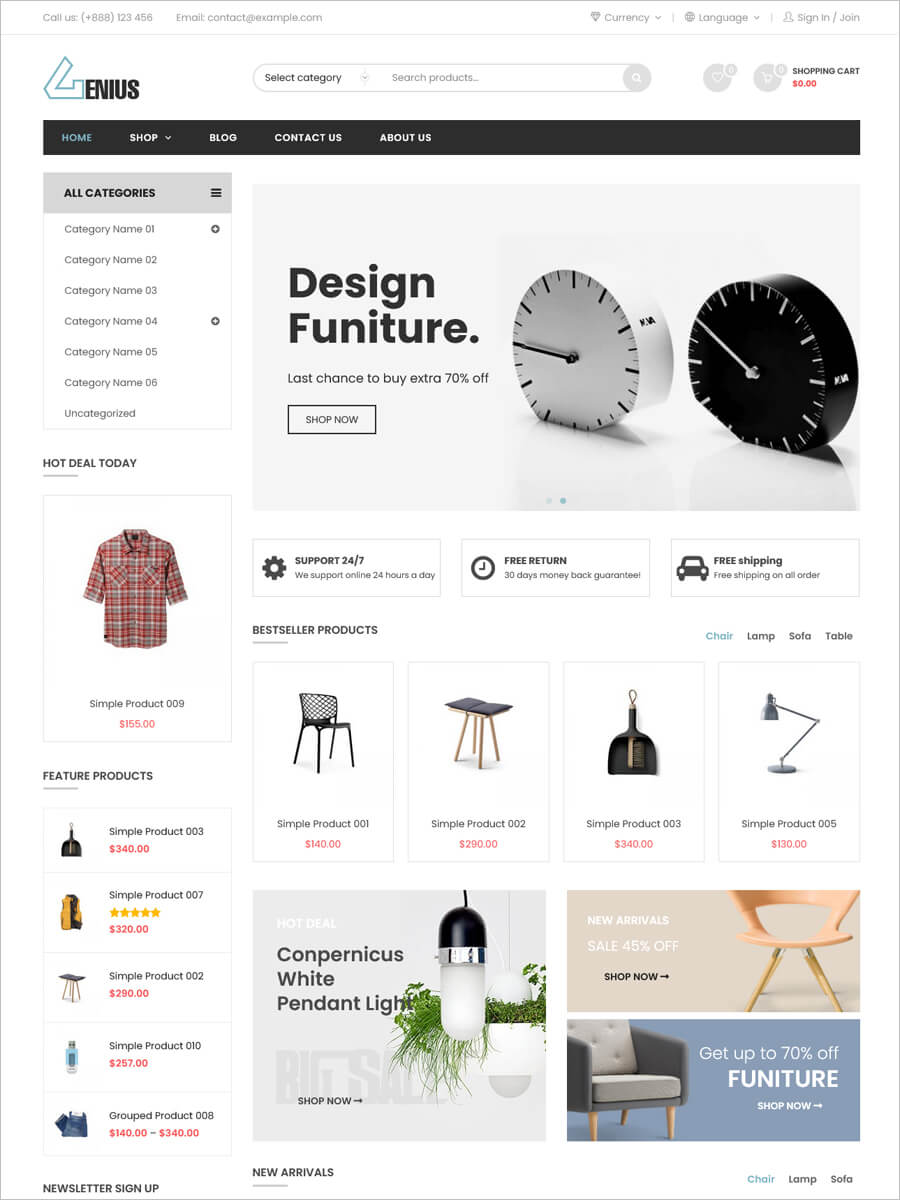 free ecommerce website template free ecommerce website template