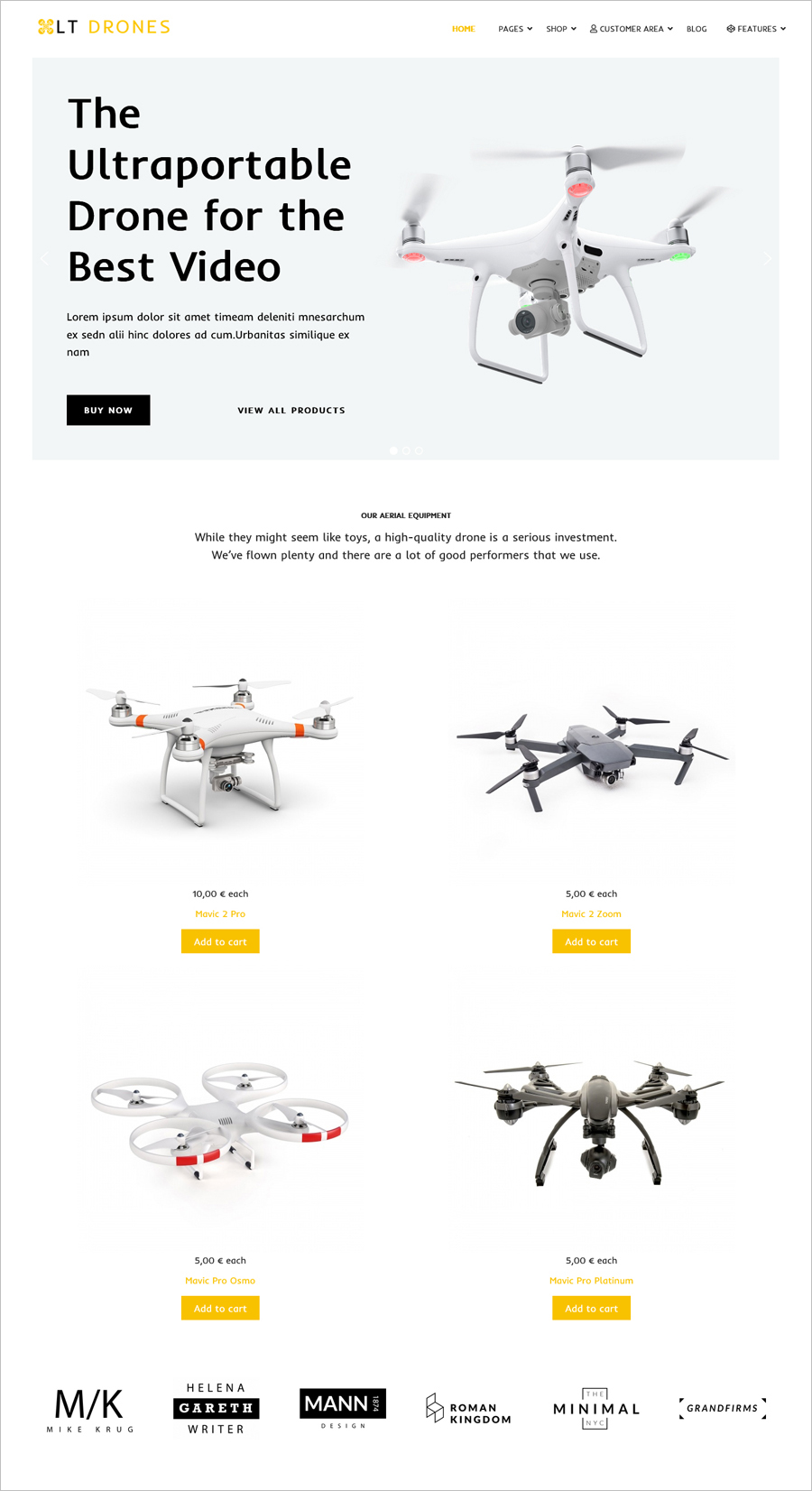 LT Drones Free Joomla Template LT Drones Free Joomla Template