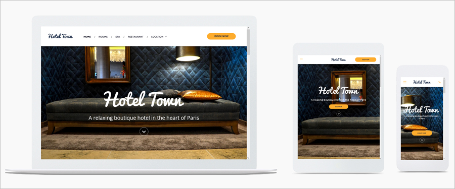 Duda hotel template