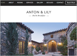 hotel website template