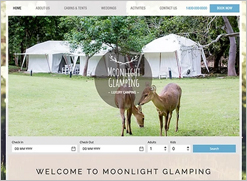 campground website template