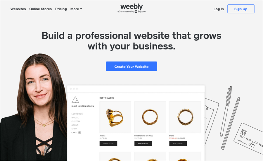 Weebly free hotel website builder