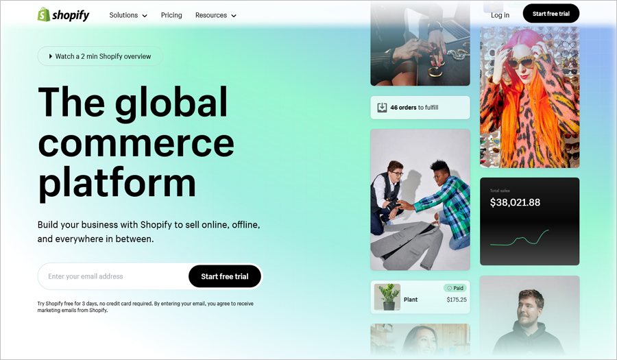 Shopify - najlepszy kreator stron internetowych dla sklepów online