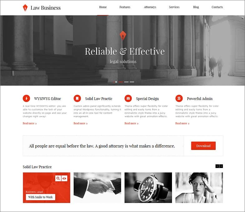 website builder for law firm