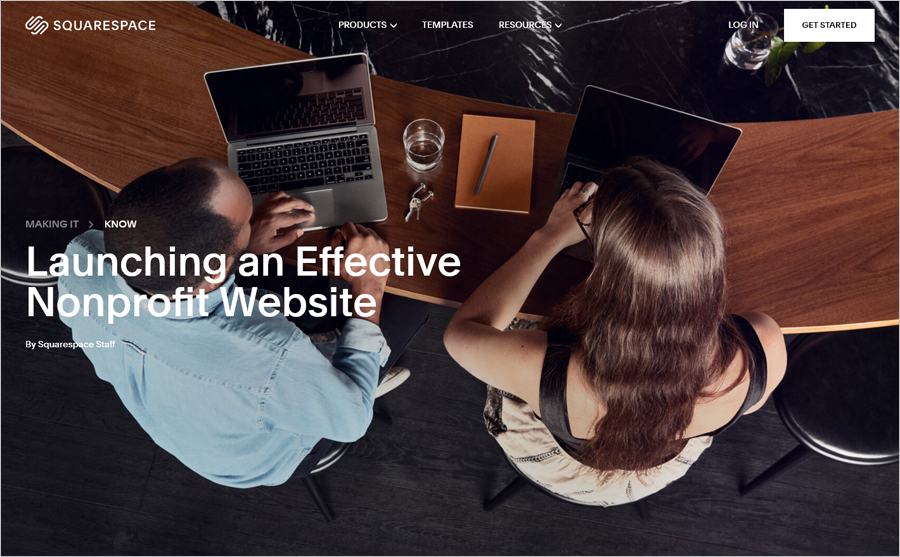 nonprofit website builders