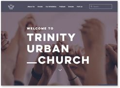 religious website template