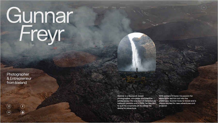 Gunnar Freyr Portfolio Site Gunnar Freyr Portfolio Site