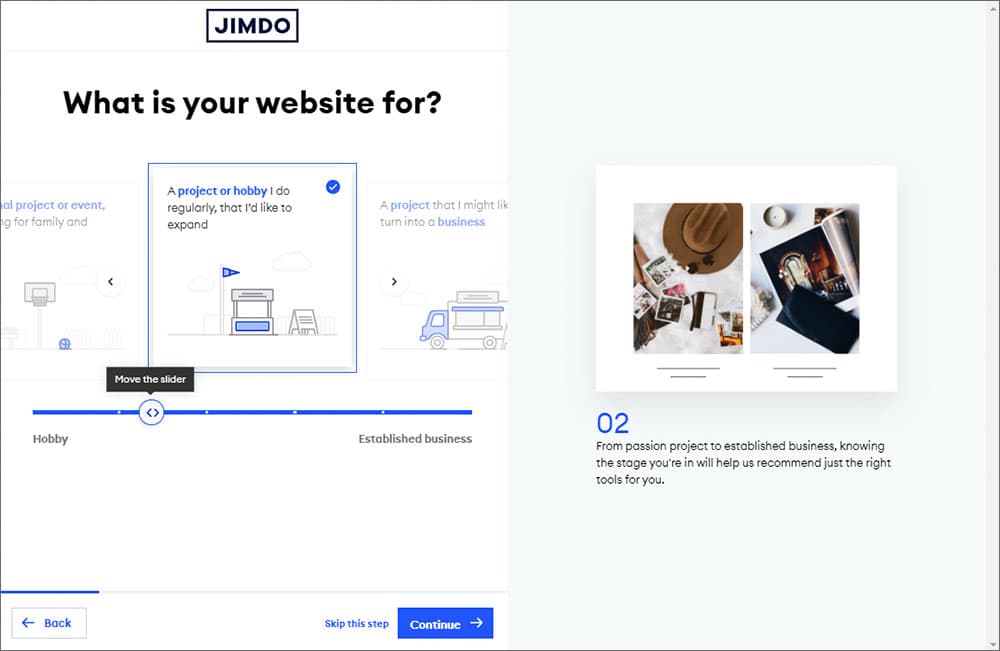 Jimdo – ideal for beginners