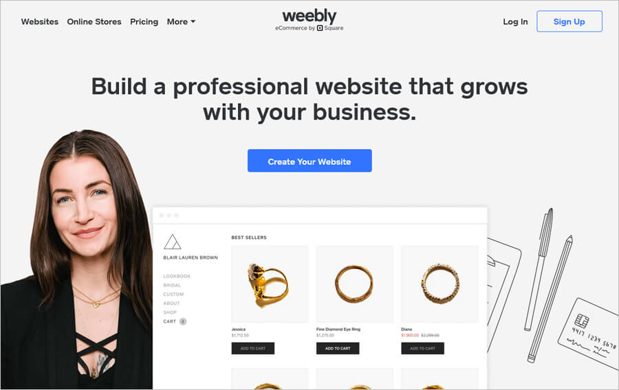 Weebly website builder