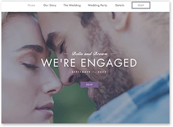 wedding website template