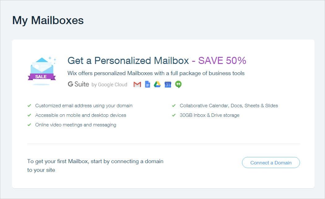 Does Wix Provide Email?