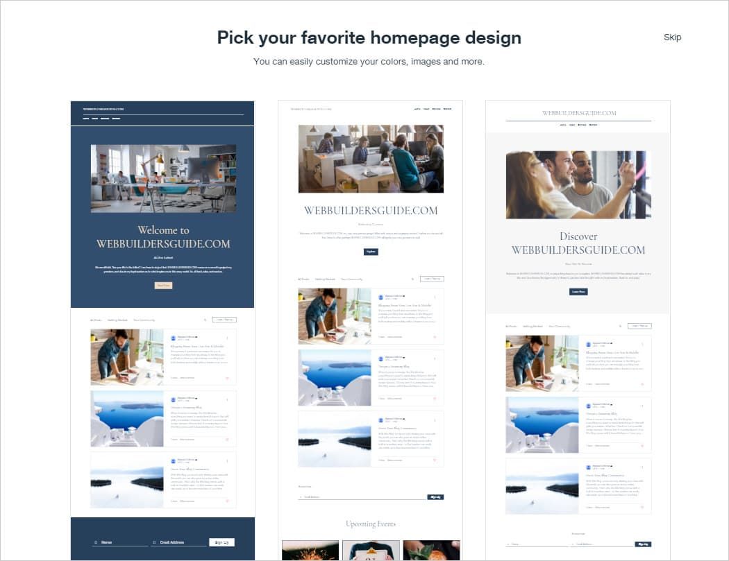 Selecting a Style Selecting a Style